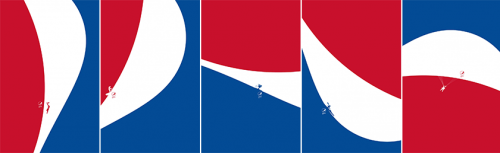 品牌LOGO玩出來了新花樣，百事可樂LOGO賦予新的意義很多品